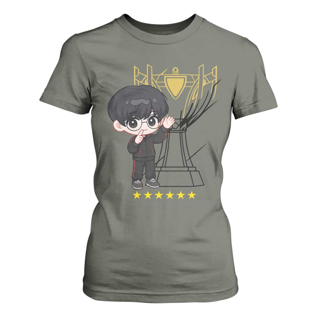 Mid Lane Master Gamer T Shirt For Women Gift For Esports Fan TS12 Military Green Print Your Wear