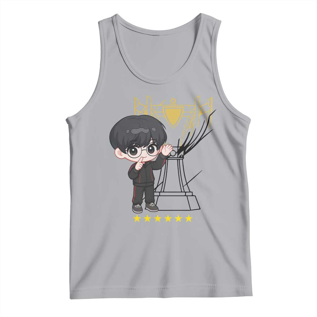 Mid Lane Master Gamer Tank Top Gift For Esports Fan TS12 Athletic Heather Print Your Wear