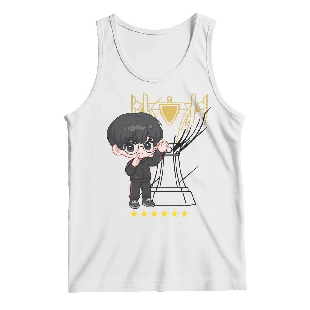 Mid Lane Master Gamer Tank Top Gift For Esports Fan TS12 White Print Your Wear