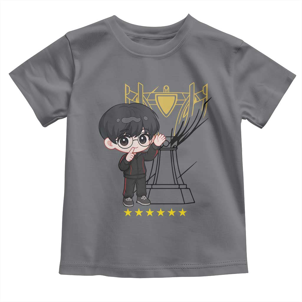 Mid Lane Master Gamer Toddler T Shirt Gift For Esports Fan TS12 Charcoal Print Your Wear