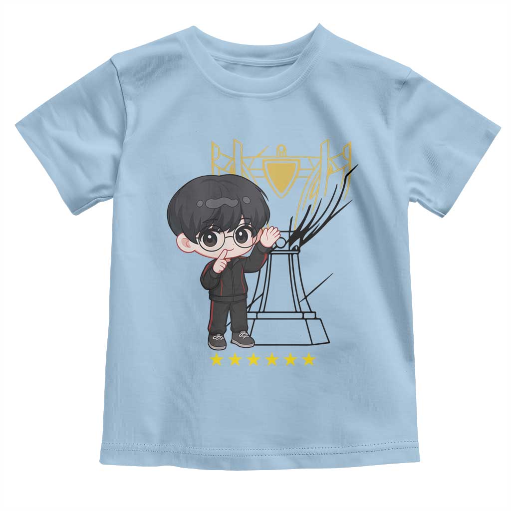 Mid Lane Master Gamer Toddler T Shirt Gift For Esports Fan TS12 Light Blue Print Your Wear