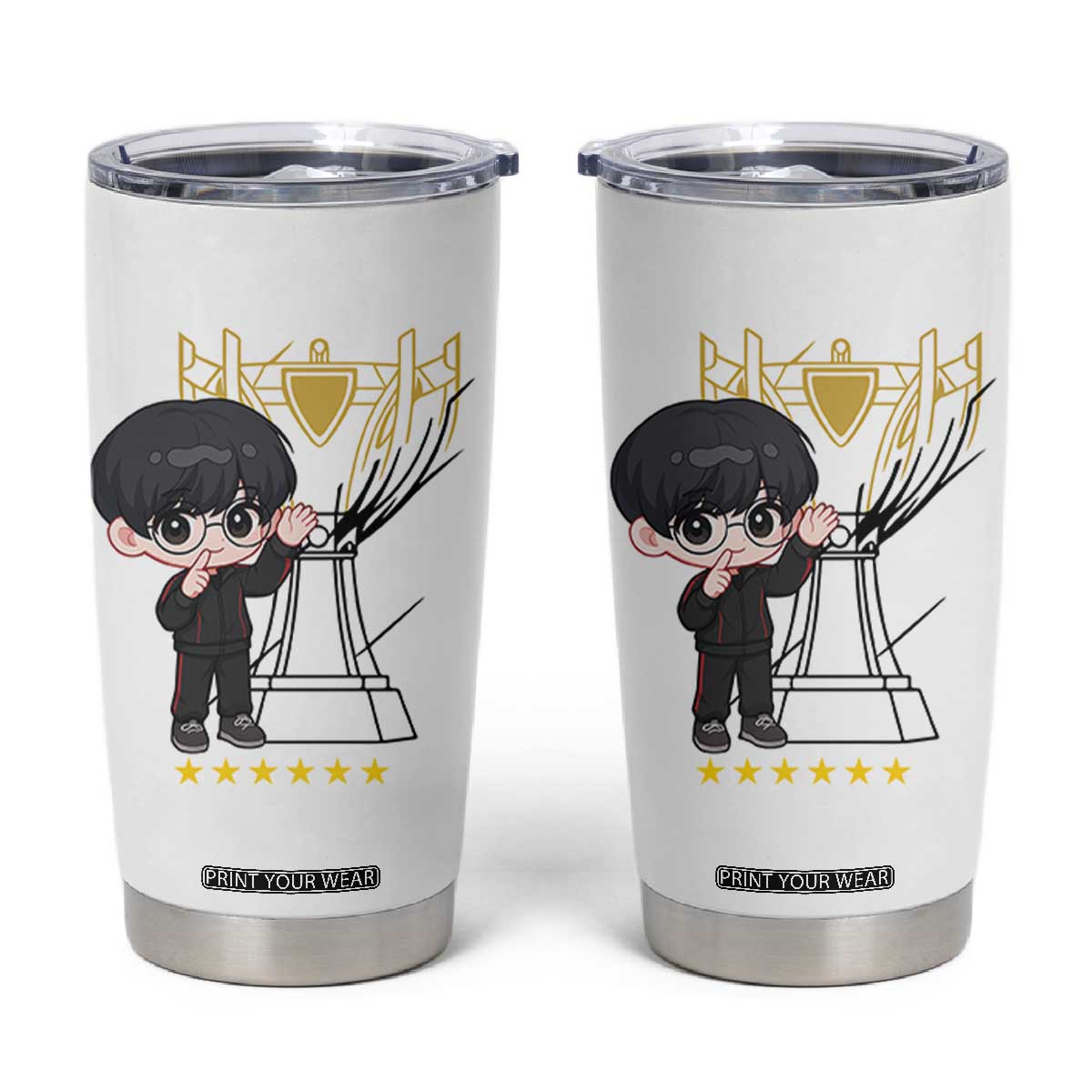 Mid Lane Master Gamer Tumbler Cup Gift For Esports Fan TS12 White Print Your Wear