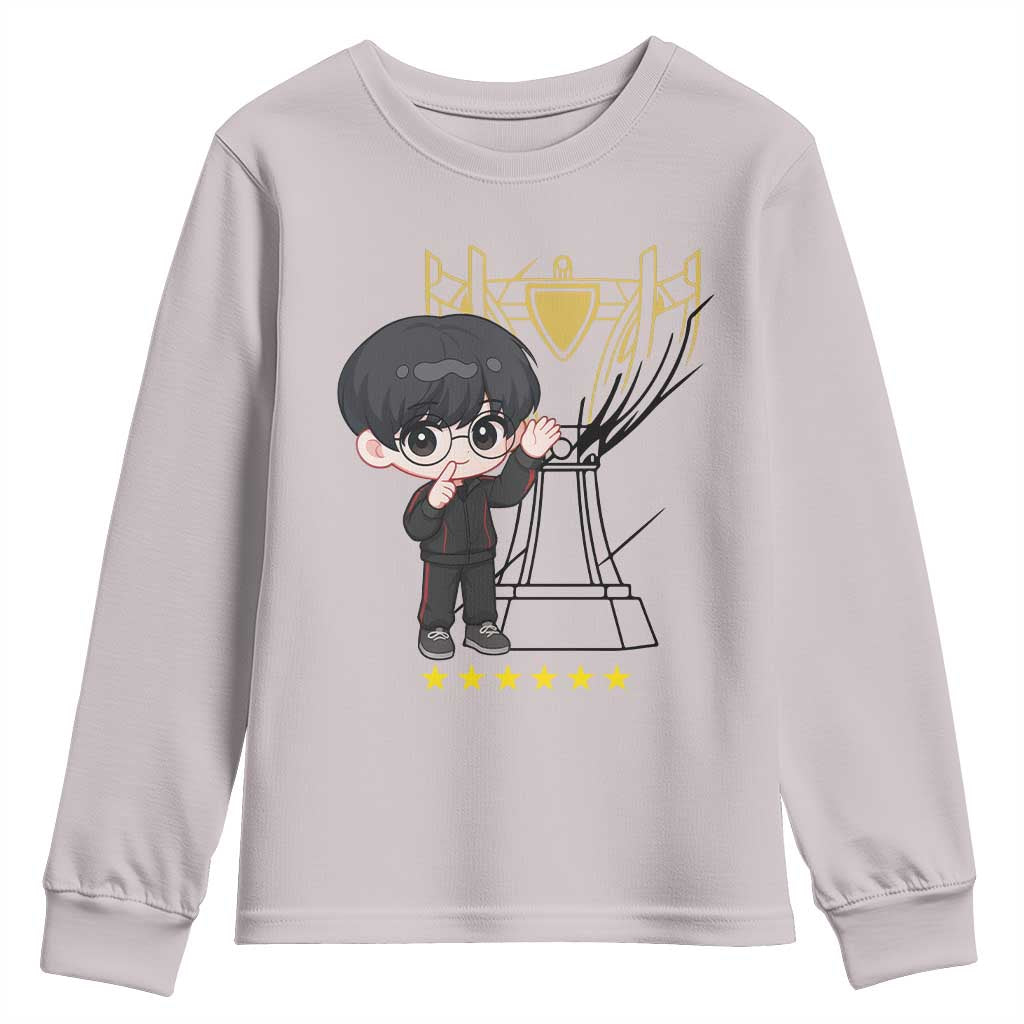 Mid Lane Master Gamer Youth Sweatshirt Gift For Esports Fan TS12 Ice Gray Print Your Wear