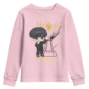 Mid Lane Master Gamer Youth Sweatshirt Gift For Esports Fan TS12 Light Pink Print Your Wear