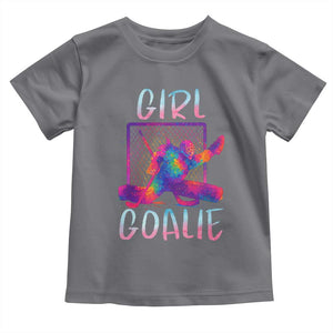 Funny Ice Hockey Girl Goalie Splatter Art Toddler T Shirt Gift For Women TS12 Charcoal Print Your Wear