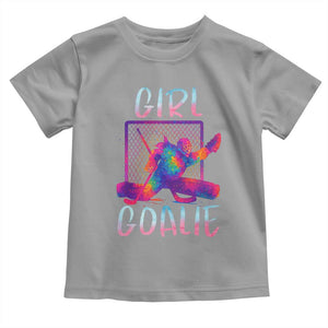 Funny Ice Hockey Girl Goalie Splatter Art Toddler T Shirt Gift For Women TS12 Sport Gray Print Your Wear