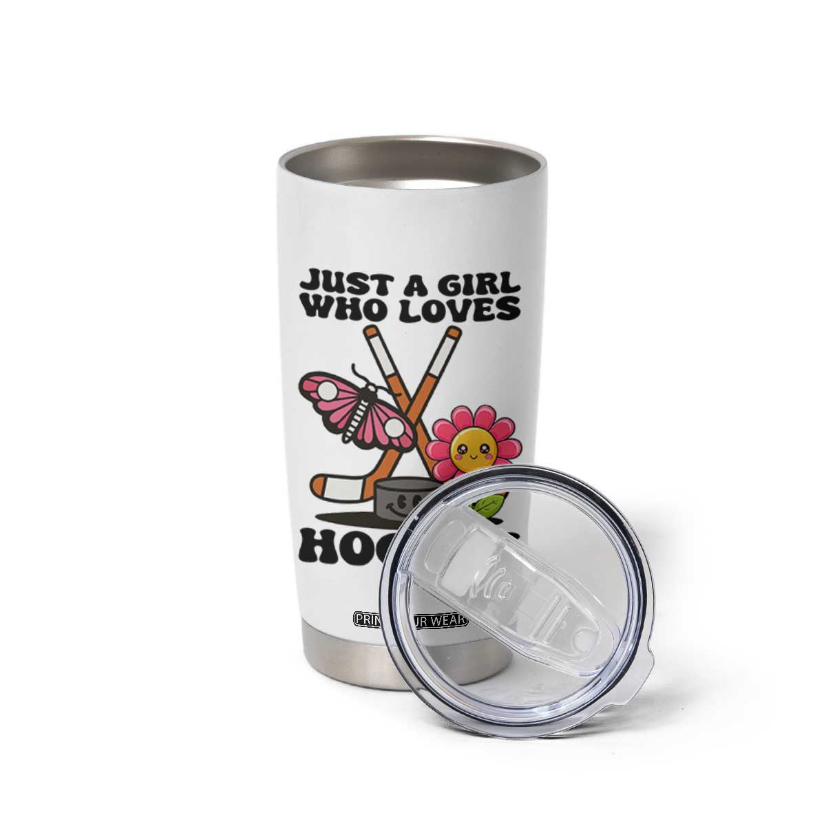Just A Girl Who Loves Ice Hockey Tumbler Cup Sports Lover Gift TS12 Print Your Wear