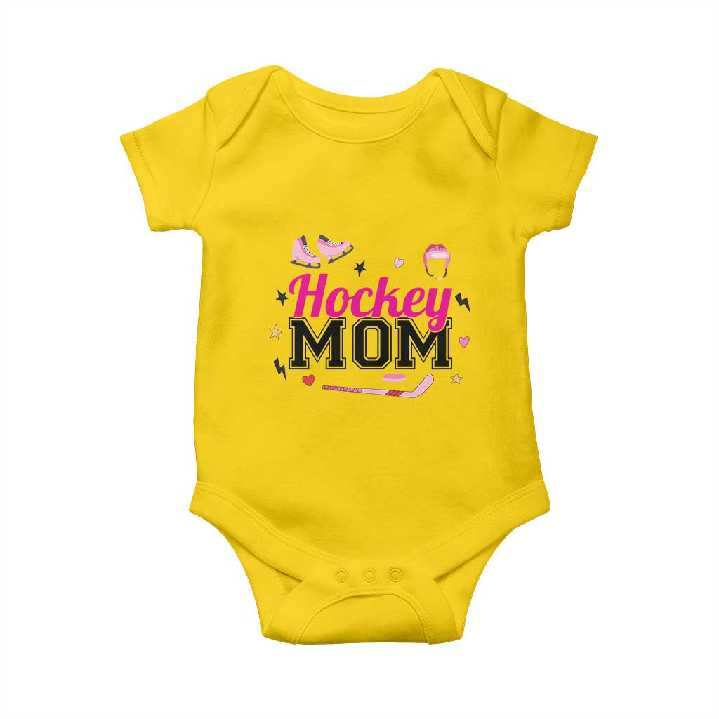 Proud Hockey Mom Baby Onesie Ice Hockey Supporter Gift TS12 Daisy Print Your Wear