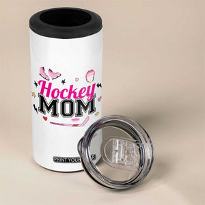 Proud Hockey Mom 4 in 1 Can Cooler Tumbler Ice Hockey Supporter Gift TS12 Print Your Wear