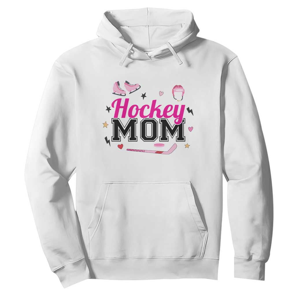 Proud Hockey Mom Hoodie Ice Hockey Supporter Gift TS12 White Print Your Wear
