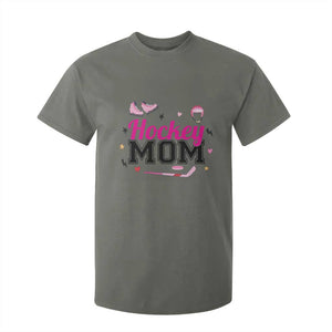 Proud Hockey Mom T Shirt For Kid Ice Hockey Supporter Gift TS12 Military Green Print Your Wear