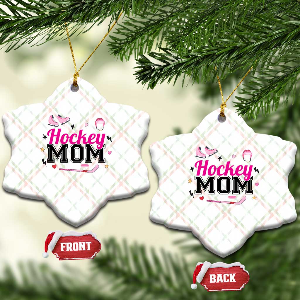 Proud Hockey Mom Ceramic Ornament Ice Hockey Supporter Gift TS12 Print Your Wear