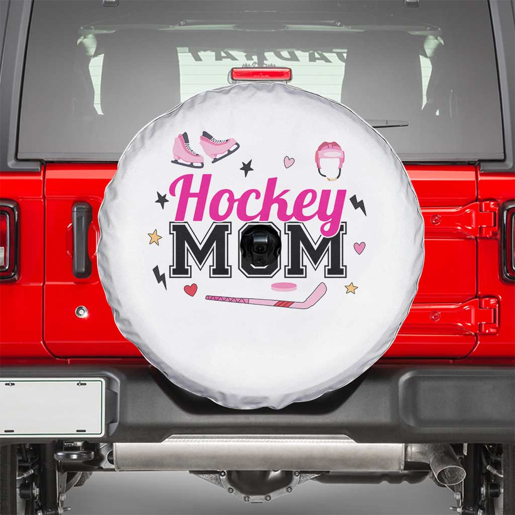 Proud Hockey Mom Spare Tire Cover Ice Hockey Supporter Gift TS12 White Print Your Wear