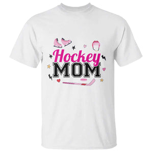 Proud Hockey Mom T Shirt Ice Hockey Supporter Gift TS12 White Print Your Wear