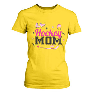 Proud Hockey Mom T Shirt For Women Ice Hockey Supporter Gift TS12 Daisy Print Your Wear