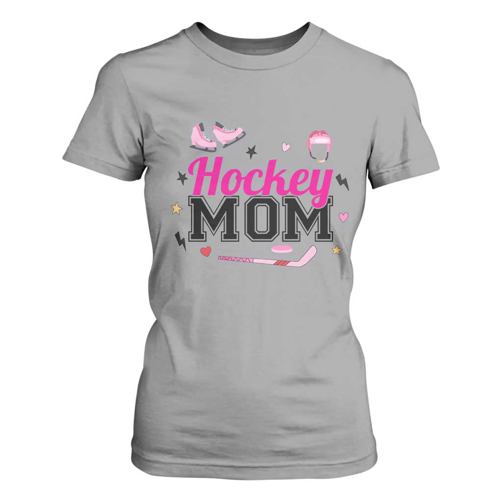 Proud Hockey Mom T Shirt For Women Ice Hockey Supporter Gift TS12 Sport Gray Print Your Wear