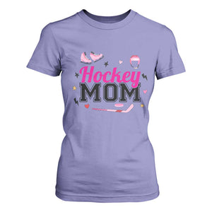 Proud Hockey Mom T Shirt For Women Ice Hockey Supporter Gift TS12 Violet Print Your Wear