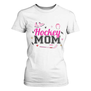 Proud Hockey Mom T Shirt For Women Ice Hockey Supporter Gift TS12 White Print Your Wear