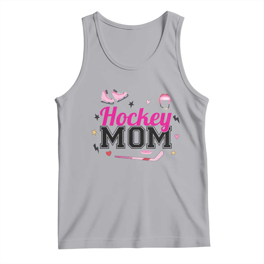 Proud Hockey Mom Tank Top Ice Hockey Supporter Gift TS12 Athletic Heather Print Your Wear