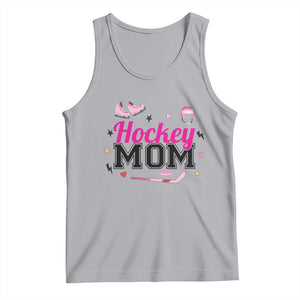 Proud Hockey Mom Tank Top Ice Hockey Supporter Gift TS12 Athletic Heather Print Your Wear