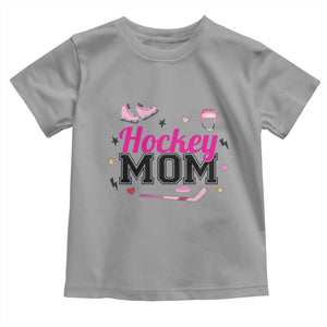 Proud Hockey Mom Toddler T Shirt Ice Hockey Supporter Gift TS12 Sport Gray Print Your Wear