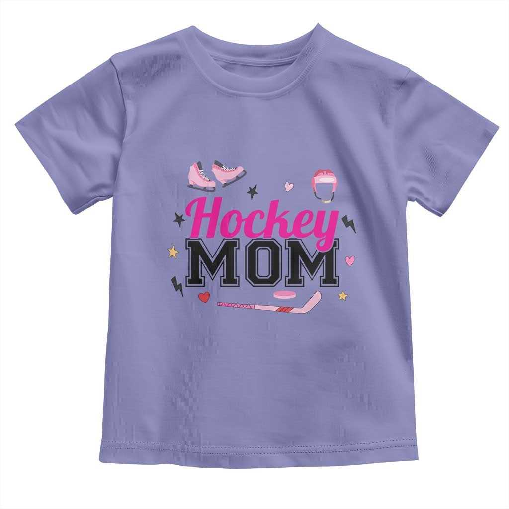 Proud Hockey Mom Toddler T Shirt Ice Hockey Supporter Gift TS12 Violet Print Your Wear