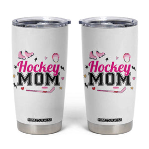 Proud Hockey Mom Tumbler Cup Ice Hockey Supporter Gift TS12 White Print Your Wear