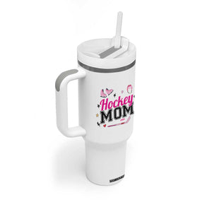 Proud Hockey Mom Tumbler With Handle Ice Hockey Supporter Gift TS12 Print Your Wear