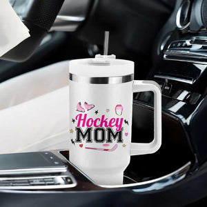 Proud Hockey Mom Tumbler With Handle Ice Hockey Supporter Gift TS12 Print Your Wear