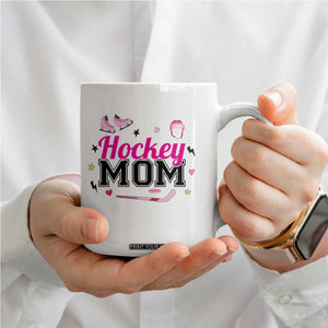 Proud Hockey Mom Coffee Mug Ice Hockey Supporter Gift TS12 Print Your Wear