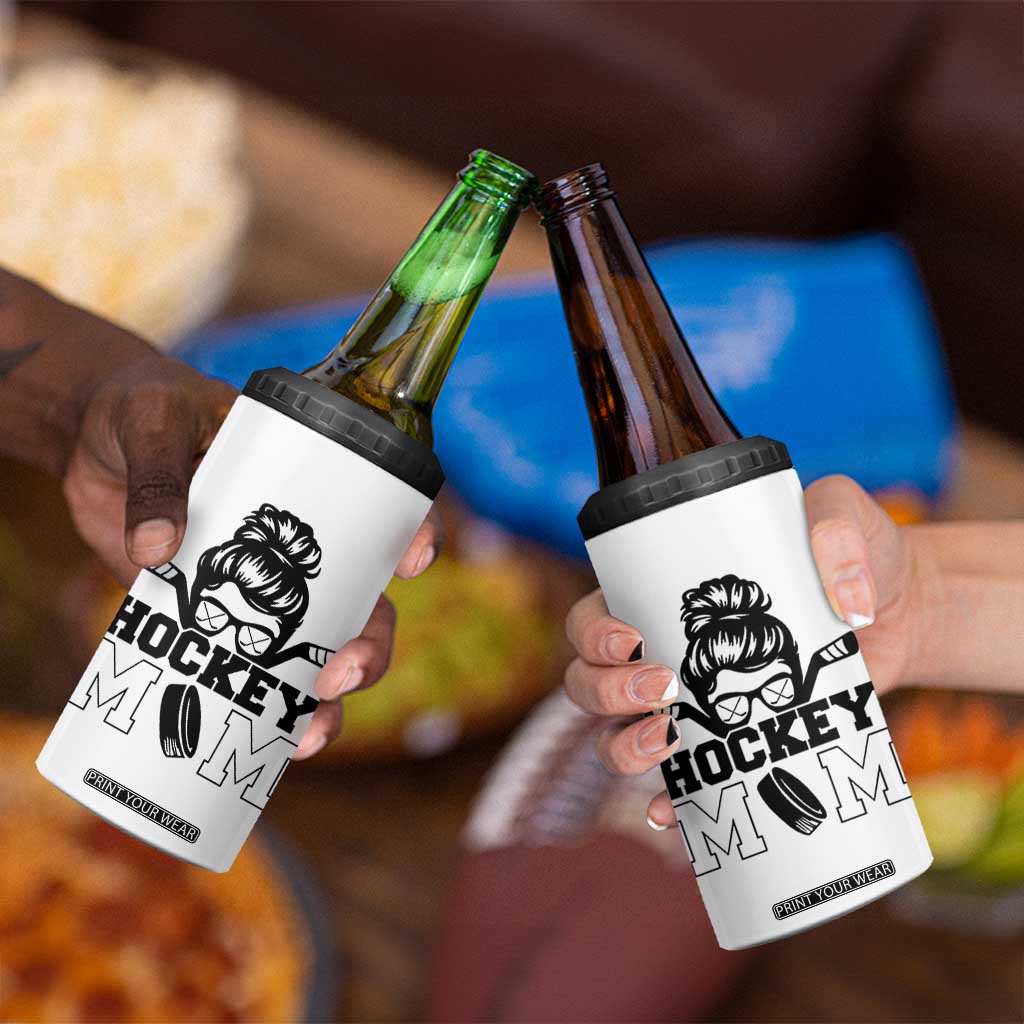 Funny Hockey Mom Quote 4 in 1 Can Cooler Tumbler Gift For Hockey Lovers TS12 Print Your Wear