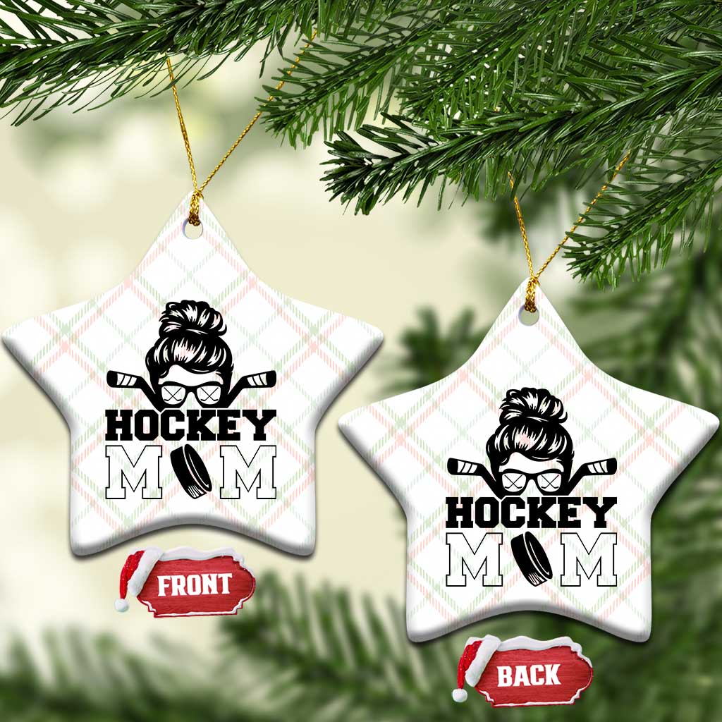 Funny Hockey Mom Quote Ceramic Ornament Gift For Hockey Lovers TS12 Print Your Wear