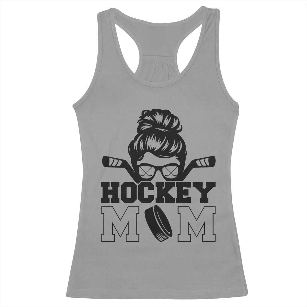 Funny Hockey Mom Quote Racerback Tank Top Gift For Hockey Lovers TS12 Sport Gray Print Your Wear