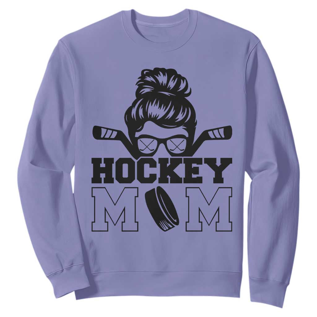 Funny Hockey Mom Quote Sweatshirt Gift For Hockey Lovers TS12 Violet Print Your Wear