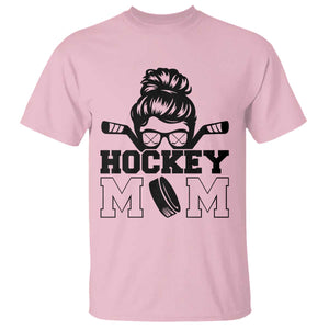 Funny Hockey Mom Quote T Shirt Gift For Hockey Lovers TS12 Light Pink Print Your Wear