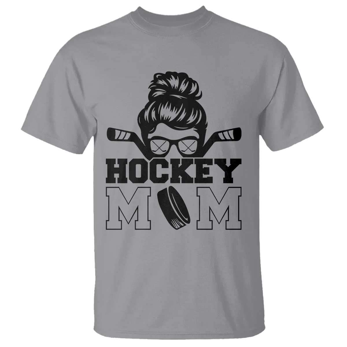 Funny Hockey Mom Quote T Shirt Gift For Hockey Lovers TS12 Sport Gray Print Your Wear
