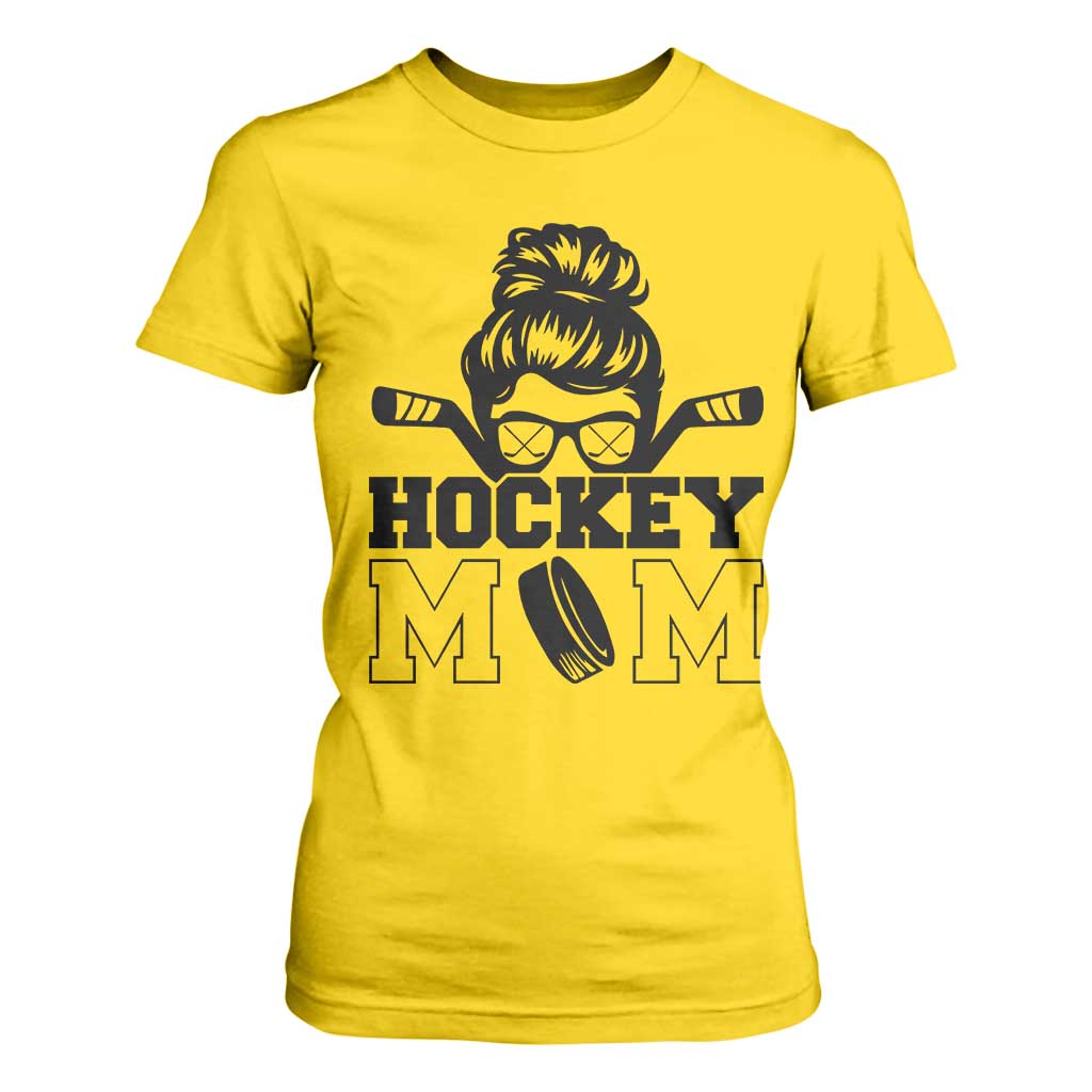 Funny Hockey Mom Quote T Shirt For Women Gift For Hockey Lovers TS12 Daisy Print Your Wear