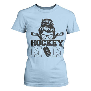 Funny Hockey Mom Quote T Shirt For Women Gift For Hockey Lovers TS12 Light Blue Print Your Wear