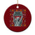 Funny Liberty Statue Ugly Sweater Gift Ceramic Ornament Merry Resistmas - Print Your Wear
