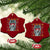 Funny Liberty Statue Ugly Sweater Gift Ceramic Ornament Merry Resistmas - Print Your Wear