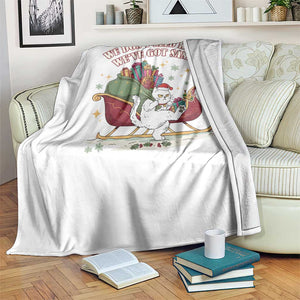 We Do Not Need Kings We Have Got Santa Throw Blanket Funny Christmas Gift - Print Your Wear