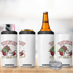 We Do Not Need Kings We Have Got Santa 4 in 1 Can Cooler Tumbler Funny Christmas Gift - Print Your Wear