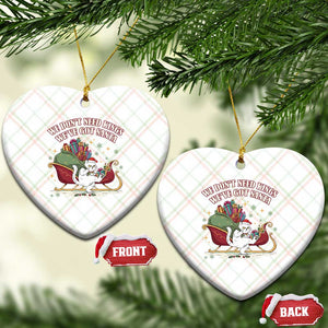 We Do Not Need Kings We Have Got Santa Ceramic Ornament Funny Xmas Gift - Print Your Wear