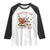 No Kings Only Santa Raglan Shirt Funny Christmas Parody Gift TS12 White Black Print Your Wear