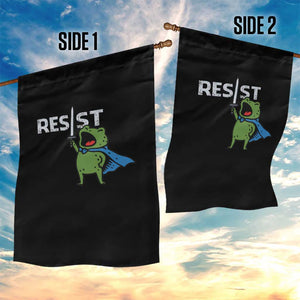 Resist Frog Warrior Garden Flag Funny Rebel Meme Gift TS12 Print Your Wear