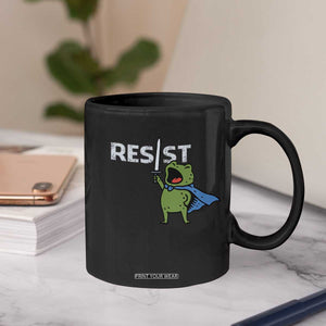 Resist Frog Warrior Coffee Mug Funny Rebel Meme Gift TS12 Print Your Wear