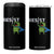 Resist Frog Warrior 4 in 1 Can Cooler Tumbler Funny Rebel Meme Gift - Print Your Wear