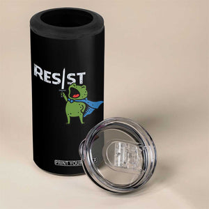 Resist Frog Warrior 4 in 1 Can Cooler Tumbler Funny Rebel Meme Gift TS12 Print Your Wear