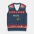 Resist Frog Warrior V-Neck Knit Sweater Vest Funny Rebel Meme Gift - Print Your Wear