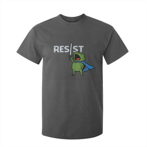 Resist Frog Warrior T Shirt For Kid Funny Rebel Meme Gift TS12 Dark Heather Print Your Wear